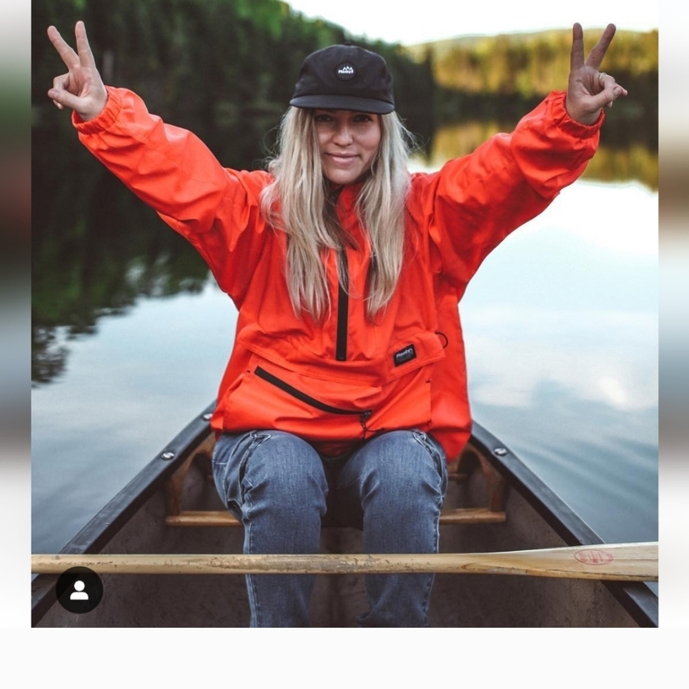 Bright Orange Outdoor Jacket